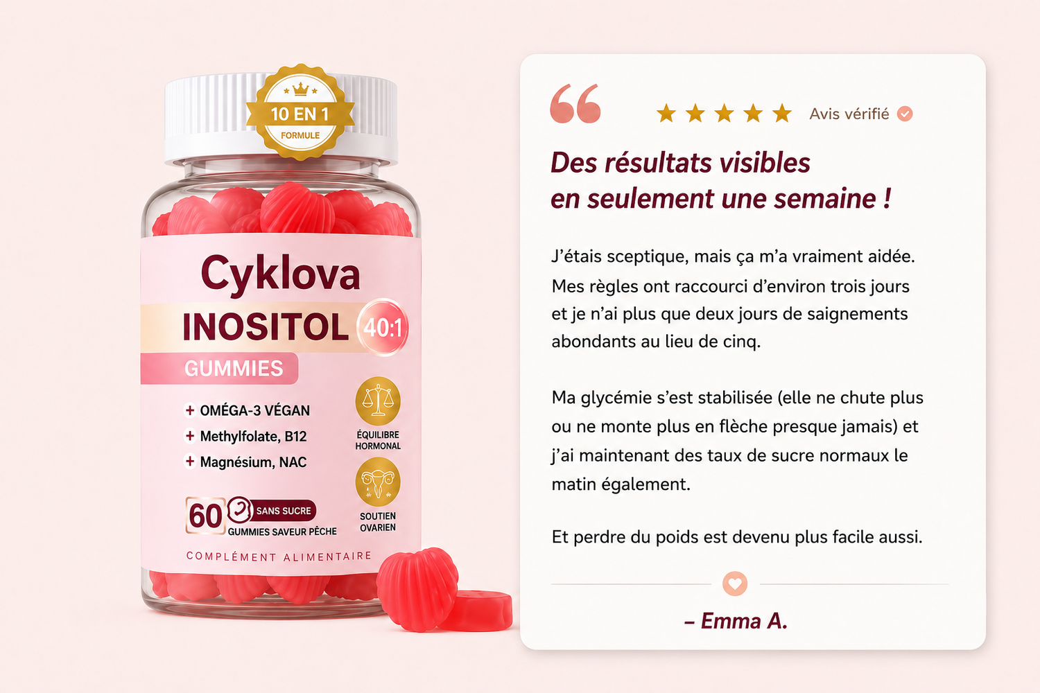 Cyklova - Le soutien hormonal pensé pour le SOPK