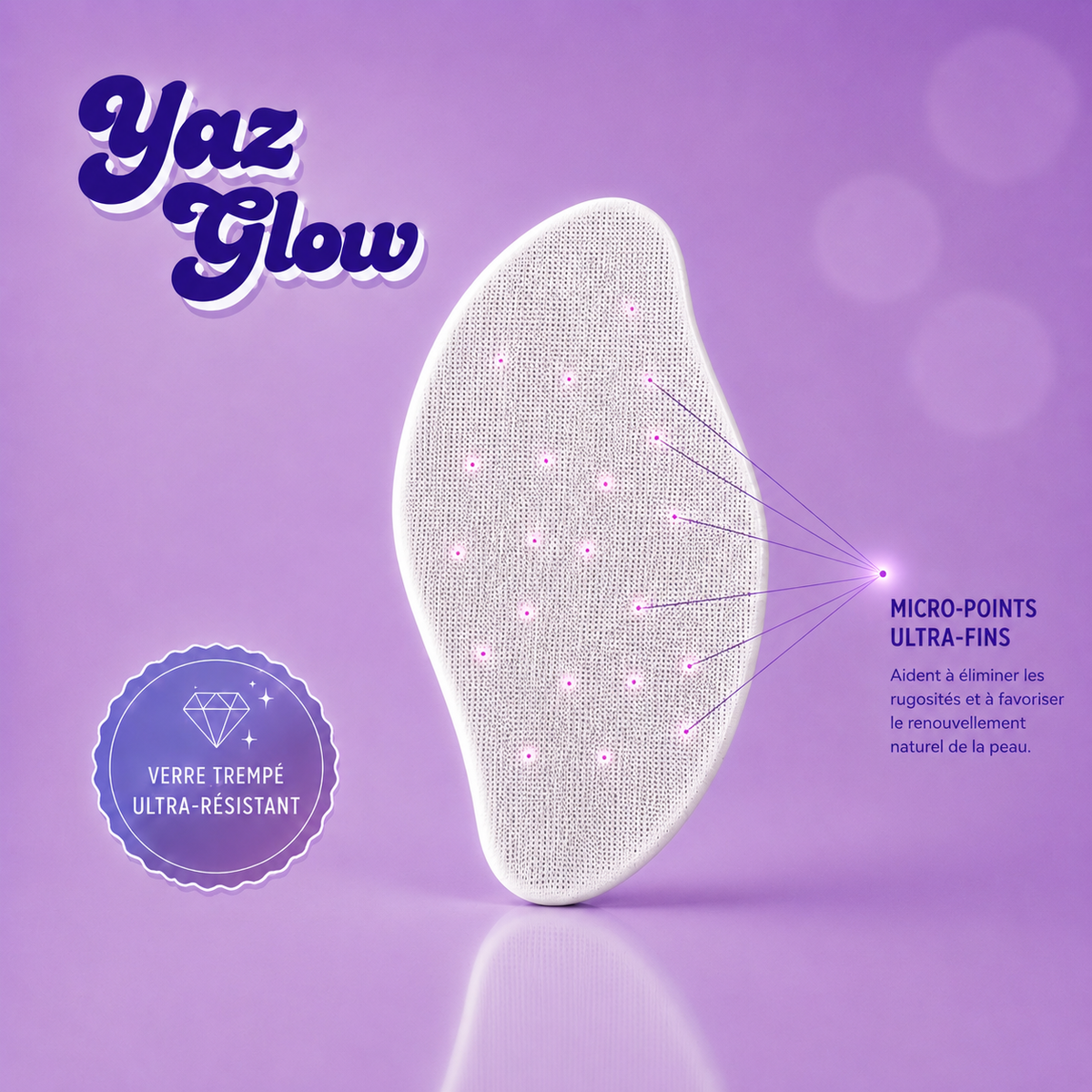YazGlow Lime en verre trempé
